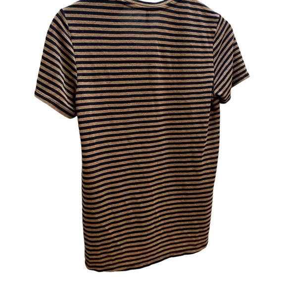 Scotch and Soda Gold and Black Vneck t-shirt size small - Picture 5 of 10